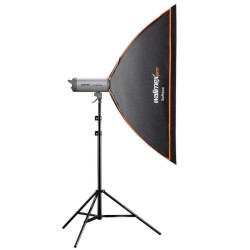 Walimex pro Softbox Orange Line 75 x 150 cm 360 kääntyvä valonmuokkaaja valokuvaukseen ja videoon