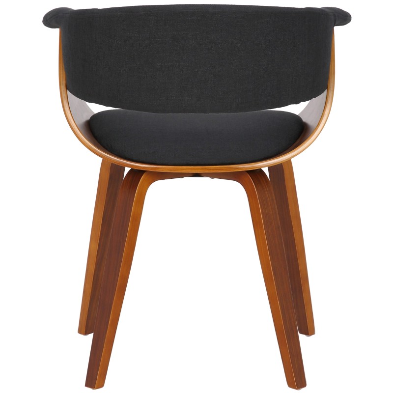 Bruce-tuoli kangasverhoilulla moderni ruokapöydän istuin puukehyksellä