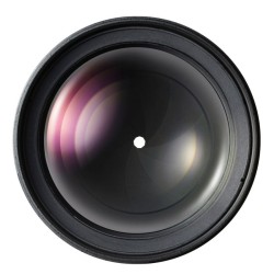 Samyang MF 135 mm T2,2 videobjektiivi Sony E, täyskenno ja APS-C