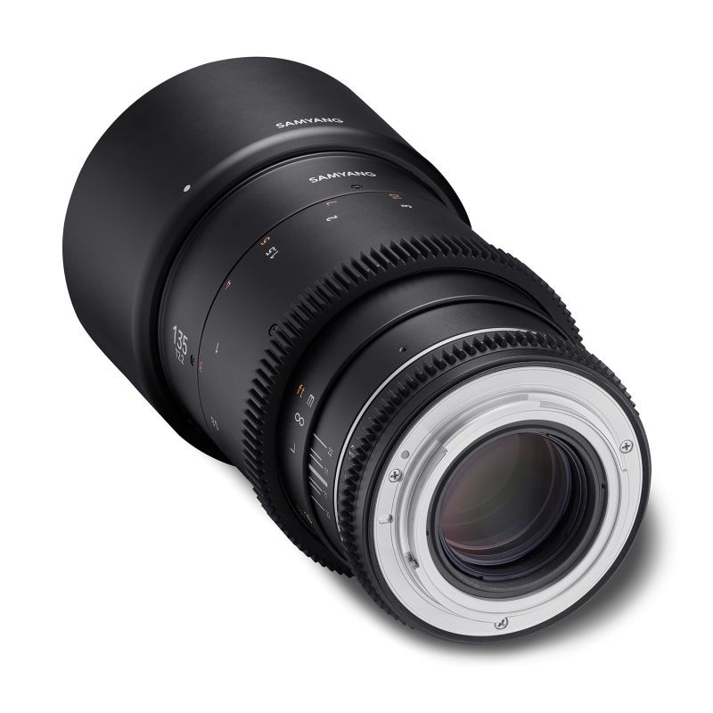 Samyang MF 135mm T2,2 VDSLR MK2 videobjektiivi Canon EF / EF-S, manuaalinen tarkennus