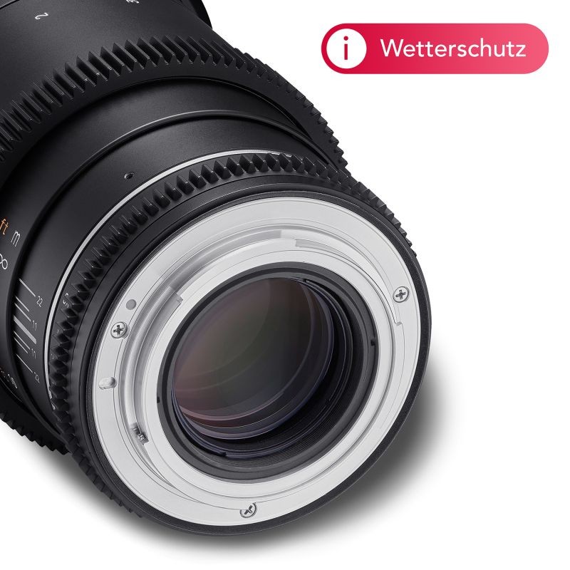 Samyang MF 135mm T2,2 VDSLR MK2 videobjektiivi Canon EF / EF-S, manuaalinen tarkennus