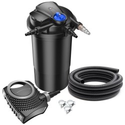 SunSun CPA 15000 lampisuodatinsetti 30000 l 18W UV C NEO8000 SuperEco pumppu 8000 l h 10m letku 38mm