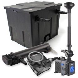 SunSun Lampisetti: CBF-350 suodatin 12000 l, NEO-10000 pumppu 10000 l/h, CUV-336 UV-puhdistin, CTP-5003 pumppu