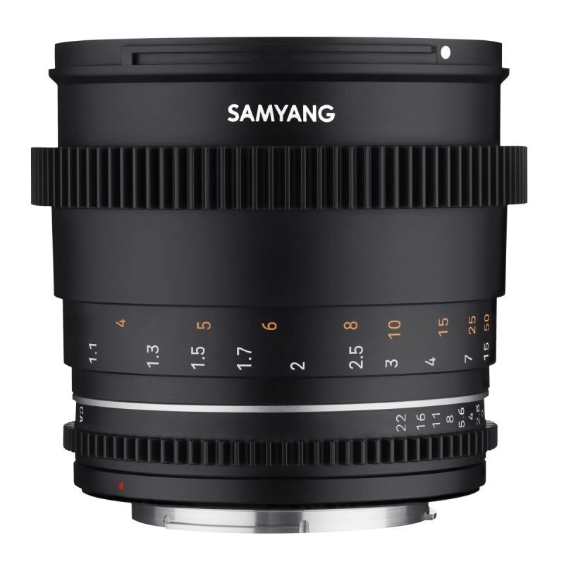 Samyang MF 85mm T1,5 VDSLR MK2 videoteleobjektiivi, Canon EF