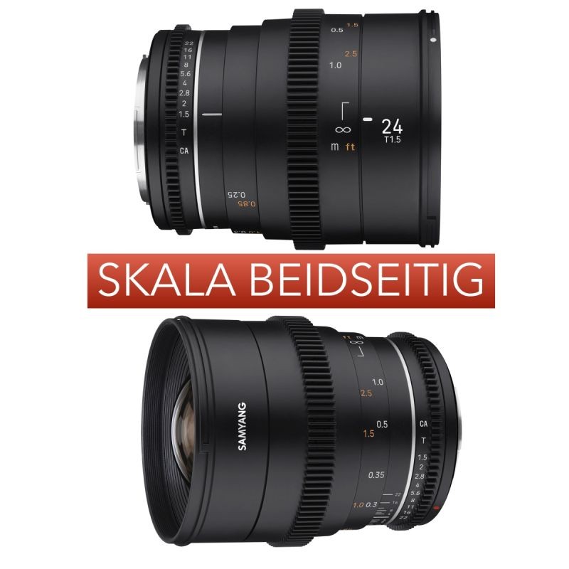 Samyang MF 85mm T1,5 VDSLR MK2 videoteleobjektiivi, Canon EF