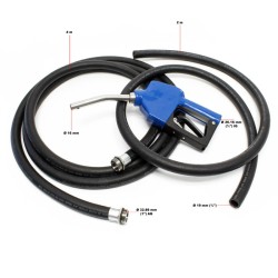 AdBlue-pumppu 230 V 400 W 40 l/min, itseimevä kalvopumppu ja ruostumaton täyttöpistooli