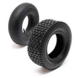 Rengassarja ratsastavaan ruohonleikkuriin 16x6 50 8 4PR 2 kpl rengas ja 2 kpl sisärengas suora venttiili