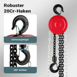 Ketjunostin 1000 kg, 3 m, teräs