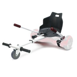 Säädettävä istuinkartti hoverboardille musta max kantavuus 120 kg