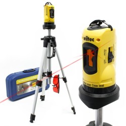 Itsetasaava ristiviivallaseri ja 1,2 m koljalka, ±0,5 mm/m