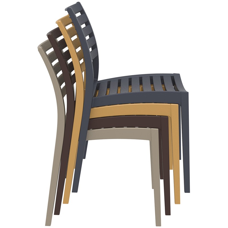 Säänkestävä pinottava puutarhatuoli terassille ja parvekkeelle