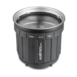 Walimex pro Zoomspot-kohdevalo, Bowens- ja Walimex pro -liitännät, 12°–40°, LED-valaisimet max 350 W