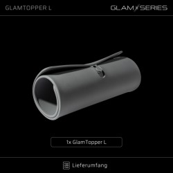 GlamSeries GlamTopper L lämmönkestävä silikonialusta 30 x 55 x 0,5 cm, harmaa