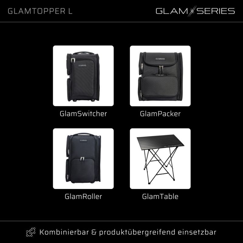 GlamSeries GlamTopper L lämmönkestävä silikonialusta 30 x 55 x 0,5 cm, harmaa