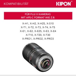 Handevision IBELUX 40 mm f/0.85 manuaalinen objektiivi Fuji X APS-C, musta