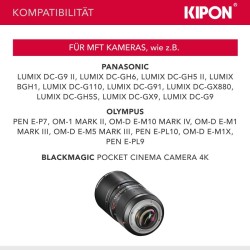 Handevision Ibelux 40 mm f/0.85 objektiivi, MFT-kiinnitys, APS-C, musta