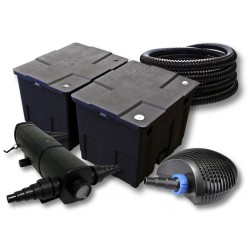 SunSun lampisuodatinsetti CBF 350B CUV 218 UVC selkeytin 18 W CTF 6000 pumppu 6000 l h 25 m letku 25 mm