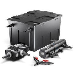 SunSun lampisuodatinsetti: CBF-550 60 000 l, NEO-10000 pumppu 10 000 l/h, CUV-236 UVC-selkeytin 36 W