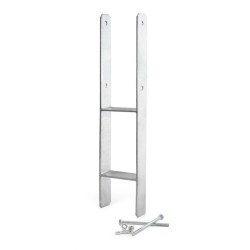 XPOtool H tolppajaljat 101 x 600 mm kuumasinkitty hiiliteräs 4 kpl