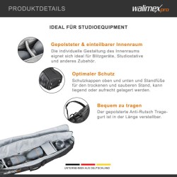 Walimex pro Guardian studiolaukku 1100 x 220 x 220 mm valokuvaustarvikkeille