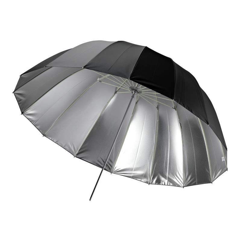 Walimex pro Parabolinen heijastinvarjo 105 cm musta/hopea
