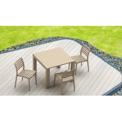 Säänkestävä pinottava puutarhatuoli terassille ja parvekkeelle