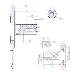 Lifan KP230-RE bensiinimoottori 6,5 PS 22 mm sähköstartti öljykylpykytkin tärinälevyyn