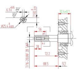 LIFAN 177 bensiinimoottori 6,6 kW (9 PS), 270 cm³, 4-tahtinen, sähkö- ja narukäynnistys, 25,4 mm kampiakseli