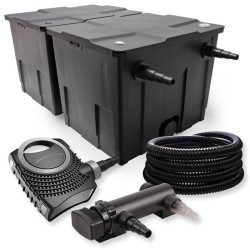 SunSun lampisuodatinsetti CBF 350B 60000 l CTF 8000 pumppu 8000 l h CUV 318 UVC selkeytin 18 W 25 m letku