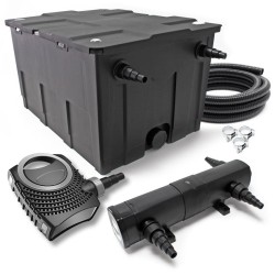 SunSun suodatinsetti CBF 550 60000 l CUV 224 selvityin 24 W NEO 10000 pumppu 10000 l h 10 m letku 38 mm