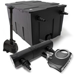Lampisuodatinsetti CBF 550 60000l NEO 10000 pumppu 10000l h CUV 236 UVC selkeytin 36W HJ 943 pumppu 800l h