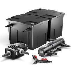SunSun suodatinsetti: CBF-350B 60000 l, NEO-10000 pumppu 10000 l/h, CUV-236 UVC-selkeytin 36 W, Y-jakaja