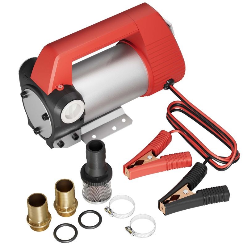 Diesel-, biodiesel- ja lämmitysöljyn siirtopumppu 12 V, 160 W, 40 l/min, itseimevä