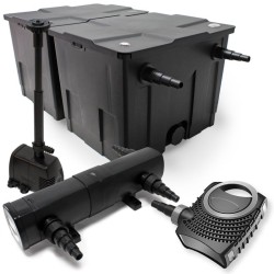 Lampisuodatinsetti: CBF-350B 60000 l, NEO-10000 pumppu 10000 l/h, CUV-236 UV-kirkastin 36 W, HJ-943 800 l/h