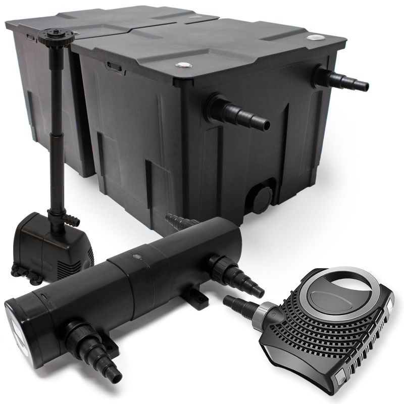 Lampisuodatinsetti: CBF-350B 60000 l, NEO-10000 pumppu 10000 l/h, CUV-236 UV-kirkastin 36 W, HJ-943 800 l/h