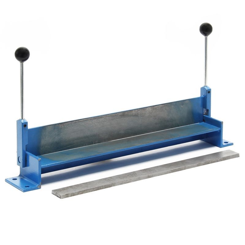 Peltitaivutin 460 mm, max. 1,2 mm, 90° taivutuskulma, valurauta, sininen ja harmaa