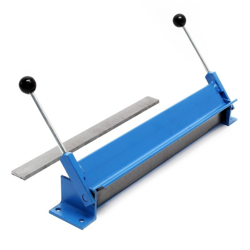 Peltitaivutin 460 mm, max. 1,2 mm, 90° taivutuskulma, valurauta, sininen ja harmaa