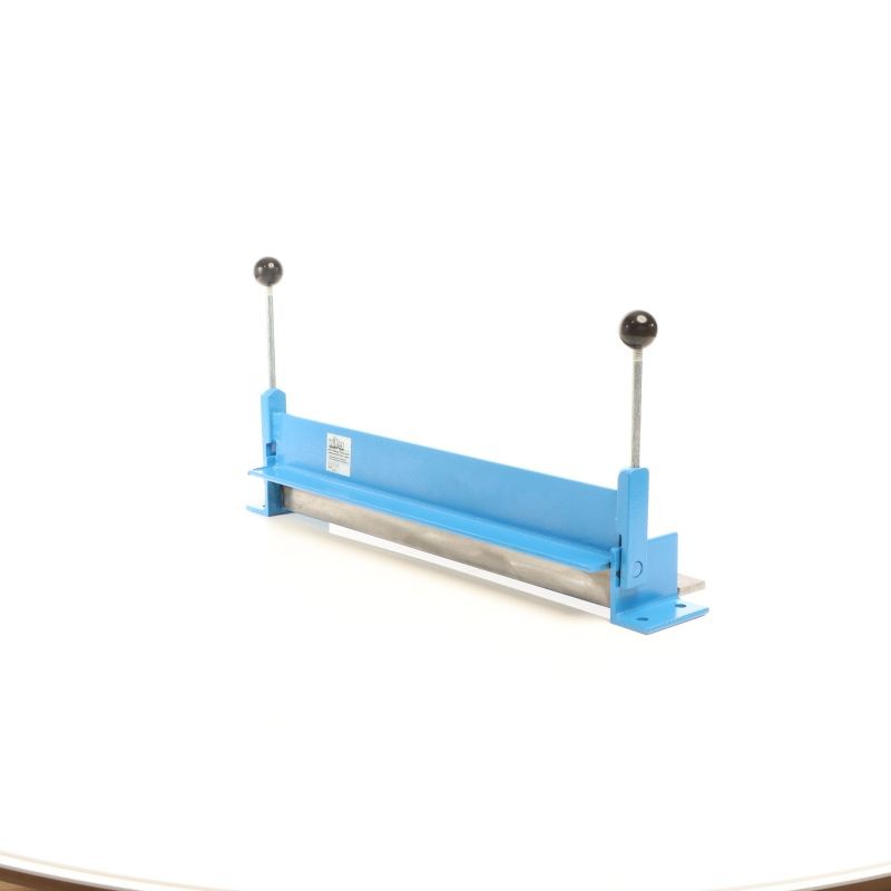 Peltitaivutin 460 mm, max. 1,2 mm, 90° taivutuskulma, valurauta, sininen ja harmaa
