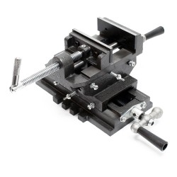 2-akselinen koneenruuvipenkki 75 mm, valurauta