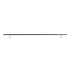 Käsijohdesetti V2A-ruostumaton teräs 160 cm, 42 mm, hopea, 2 kpl kiinnikkeet