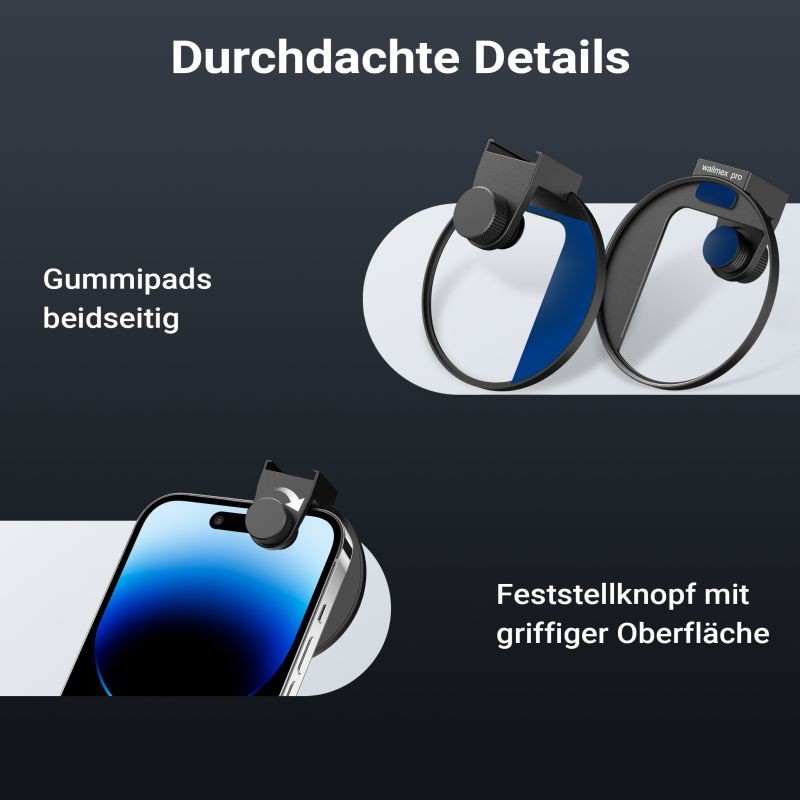 Walimex pro Suodatinpidike 67 mm älypuhelimelle, diffuusiosuodatin 67 mm ja Cold Shoe -kiinnike