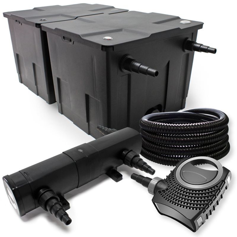 Lampisuodatinsetti CBF-350B 60000 l, NEO-10000 SuperECO 10000 l/h, CUV-224 UVC-selkeytin 24 W, letku 25 m