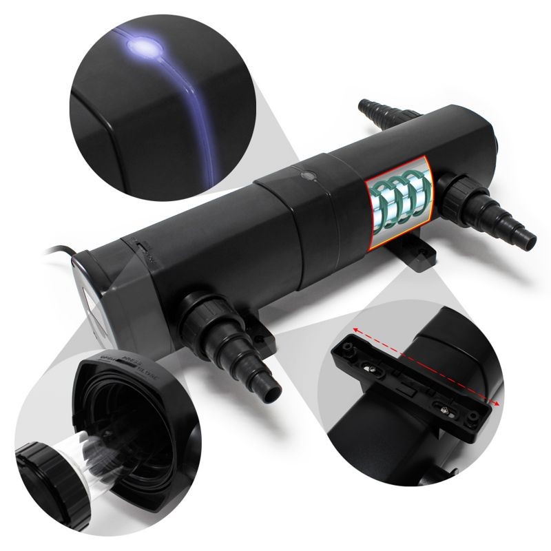 SunSun lampisuodatinsetti CBF-550 60000 l, NEO-12000 pumppu 12000 l/h, CUV-236 UV-selkeytin 36 W, 10 m letku