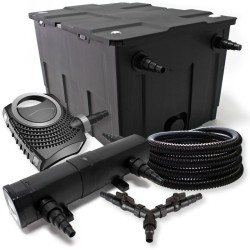 SunSun lampisuodatinsetti CBF 550 60000 l NEO 10000 pumppu 10000 l h CUV 224 UV puhdistin 24 W 25 m letku