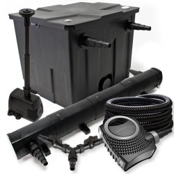 SunSun lampisuodatinsetti CBF 350 12000 l CTF 8000 pumppu 8000 l h CUV 272 kirkastin 72 W 25 m letku