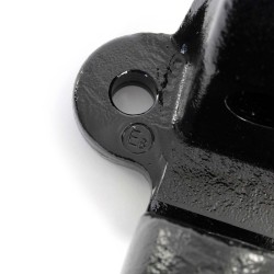 XPOtool Vetopallo 50 mm, 3,5 t vetokyky, teräs, musta, 2-reikäinen kiinnityslevy