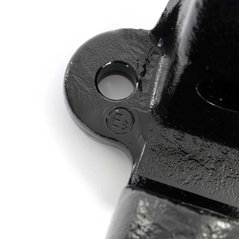 XPOtool Vetopallo 50 mm, 3,5 t vetokyky, teräs, musta, 2-reikäinen kiinnityslevy