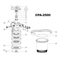 SunSun CPA 2500 UVC liitinyksikkö lammen painesuodattimen varaosa