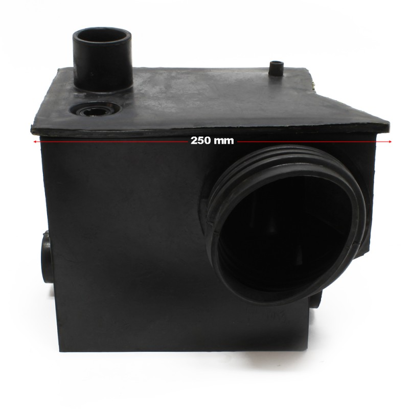 Varaossäiliö 3/1-nostopumpulle 600 W, 250 x 140 x 230 mm, luonnonkumi ja kumi