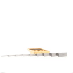 Tarkkuuspalikkasetti 18 kpl (9 paria), 100 mm, työkaluteräs